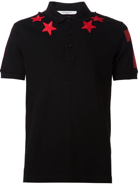 givenchy star polo replica|givenchy sleeveless polo shirt.